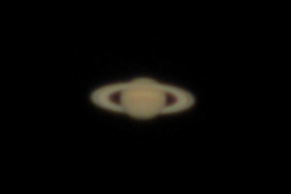 コンパクトデジカメで撮った土星